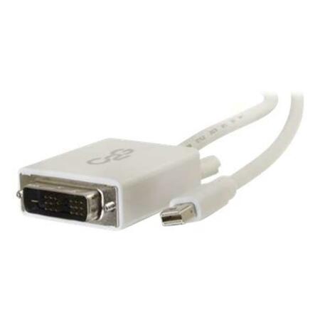 CB DISTRIBUTING 10 ft. Mini Displayport Male To Single Link Dvi-D Male Adapter Cable - White ST131919